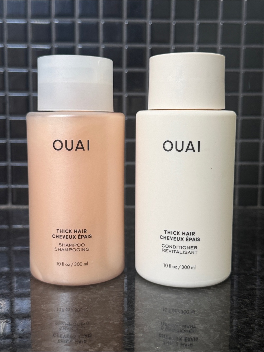 OUAI Thick Hair Shampoo & Conditioner Set - Picture 4 of 5